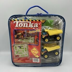 Vintage Tonka Play Game Rug NOS Includes 2‎ Trucks